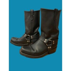 Double-H Barry 11" Harnes Motorcycle Boots for Men Leather 10.5 made in USA 4008